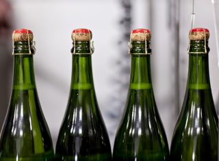 Chapel Down, Kent - Winery - Sparkling Wine Disgorgement