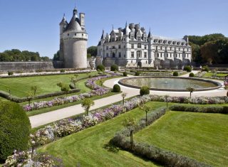 Chateau de Chenoneau, Touraine, France, jardin ©Chateau de Chenoneau