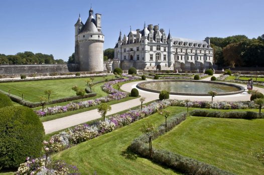 Chateau de Chenoneau, Touraine, France, jardin ©Chateau de Chenoneau