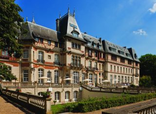 Château de Montvillargenne rear view, France