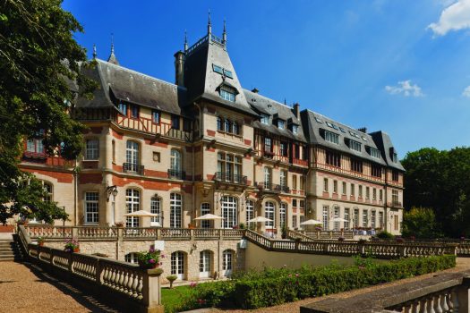 Château de Montvillargenne rear view, France