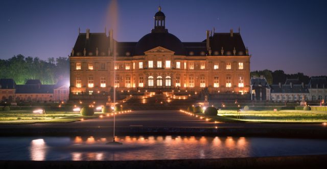 Chateau de Vaux-le-Vicomte, France - Candles south facade © Erwann Eignan