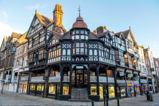 Chester - Black and white architecture (NCN)