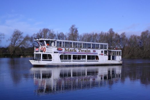 Chester Boat, Chester, Cheshire - Mark Twain in winter