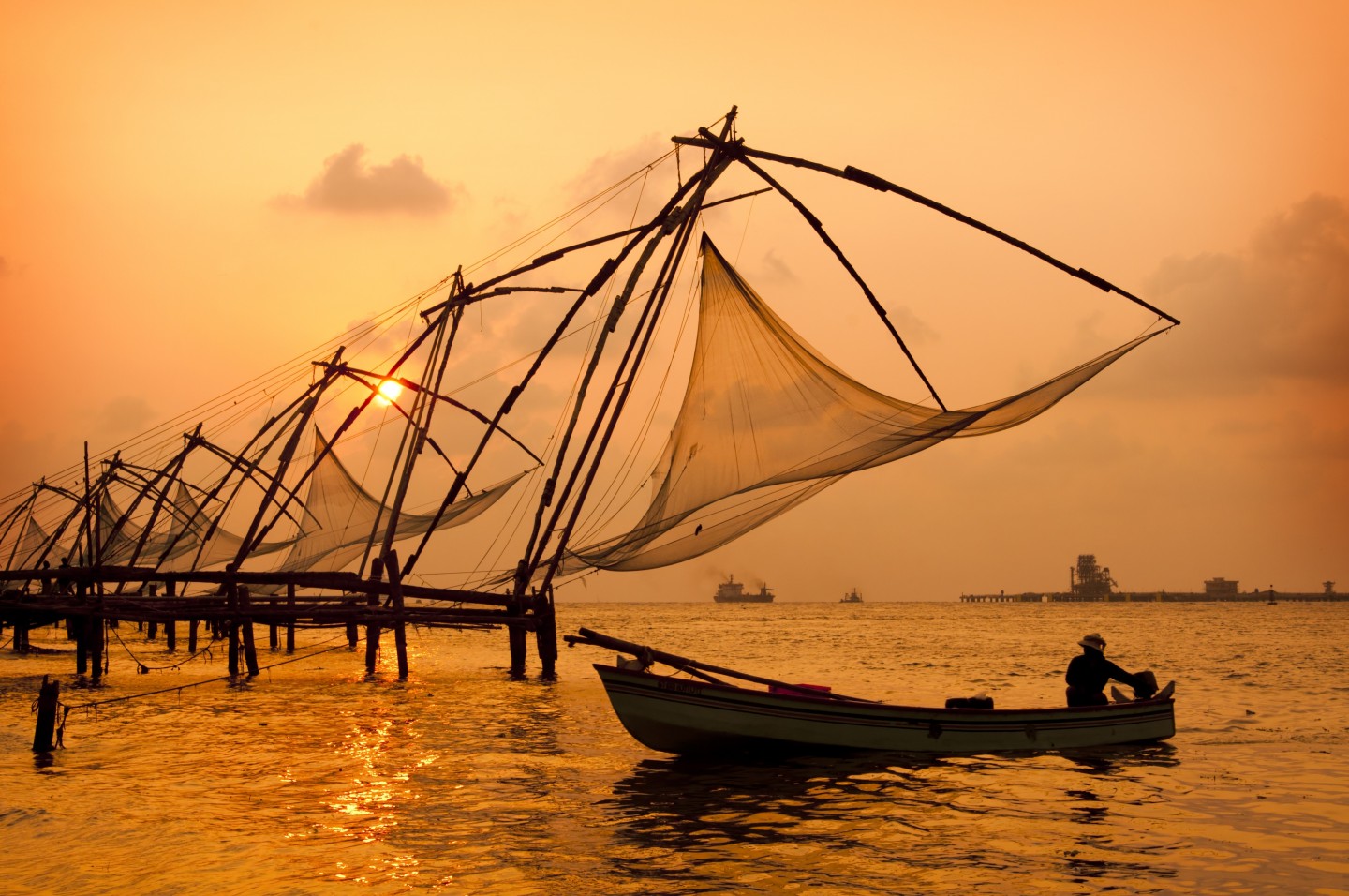 Chinese Fishing Nets, Kochi, India NCN