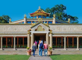 Conishead Priory, Lake District, Cumbria - Buddhist Temple Front View