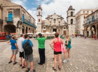 Group Travel to Havana in Cuba are sightseeing