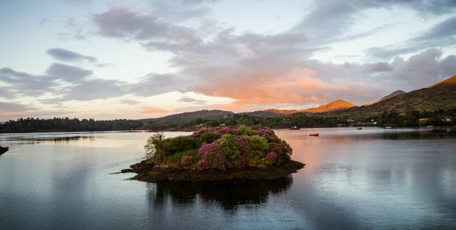 Eccles Hotel, Glengarriff, Co. Cork, Ireland - View over the lake