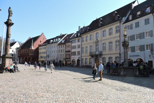 Freiburg main square, Black Forest