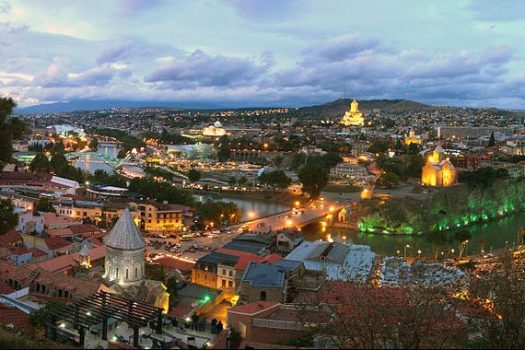 Tbilisi, Georgia at night (NCN)