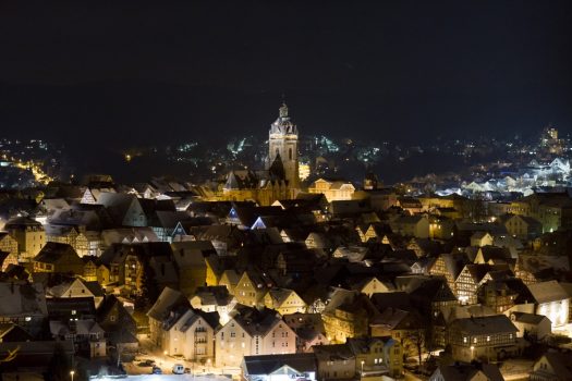 Germany, Fairytale road, fairytale route, bad wildungen, town at night, brothers grimm, group travel© German Fairy-Tale Route