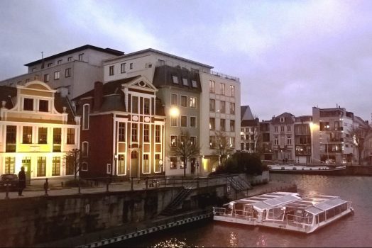 Ghent at night, Belgium