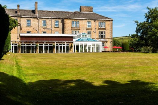 Gilsland Hall Hotel, Cumbria - Rear view and garden
