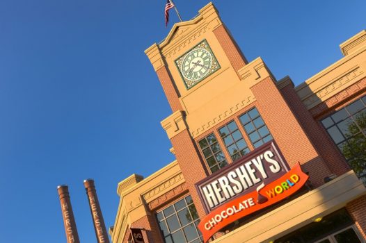Hershey's Chocolate World, Hershey Harrisburg PA, Pennsylvania, USA - Front Entrance © Hershey's Chocolate World
