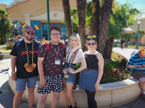 Magical Pride team with guest