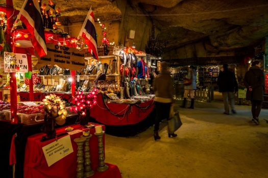 Holland netherlands caves Kerstmarkt in de Grot Valkenburg Christmas Markets Cave Valkenburg-ncn