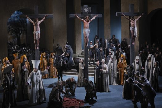 Kreuzigung, Oberammergau passion play in Germany ©Copyright by Gemeinde Oberammergau