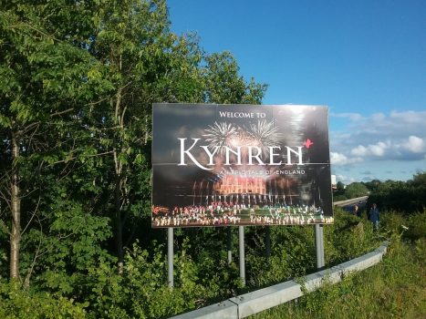 Kynren, County Durham, North East - Welcome to Kynren Sign