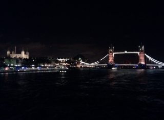 London landmarks by night