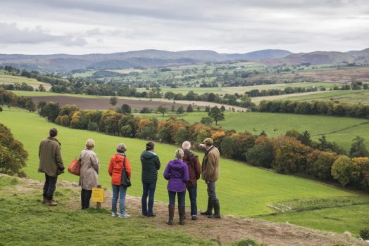 Lowther Castle, Penrith, Lake District, Cumbria - Jim Lowther - view off west terrace