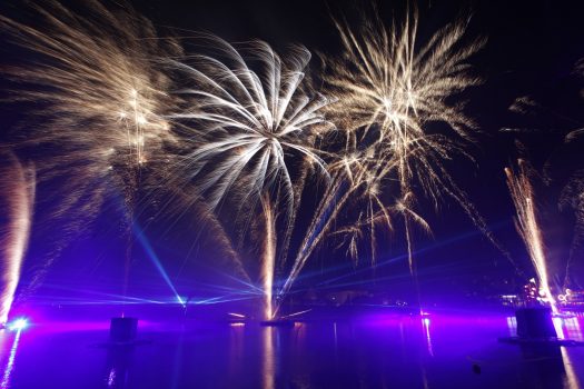 Firework Show on Lake Disney for Bonfire Night © Disney