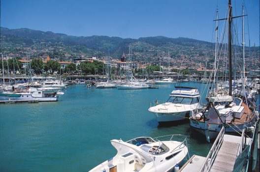 Madeira, Portugal - Vista da Marina. Funchal