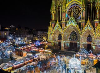 Christmas in Champagne France, Reims Christmas Markets, Champagne, group travel, group tour, holidays © Ville de Reims - Cyril Beudot