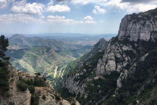 Panorama from Montserrat, Catalonia