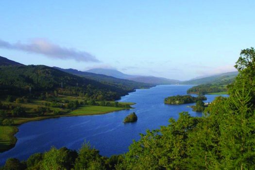 Queens View Pitlochry, Scotland © Photo Courtesy of Davy Nelson group tour to Scotland