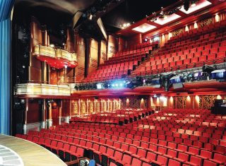 Inside the Prince of Wales theatre