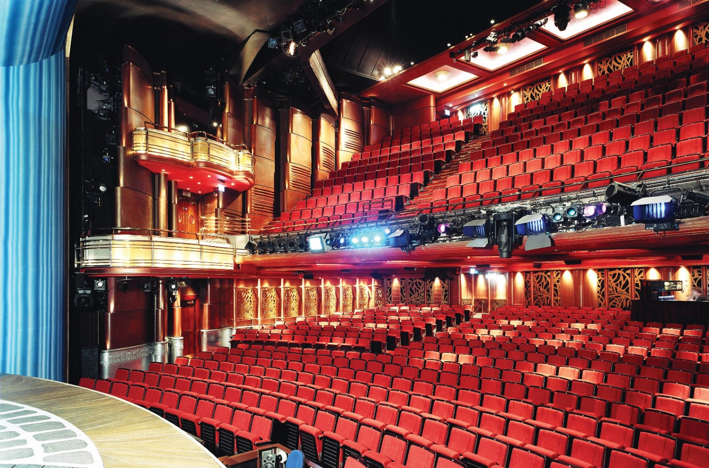 Inside the Prince of Wales theatre