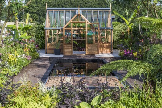 RHS Flower Show Tatton Park, Cheshire - Gabriel Ash Greenhouse Garden, designed by Lilly Gomm © RHS, Neil Hepworth