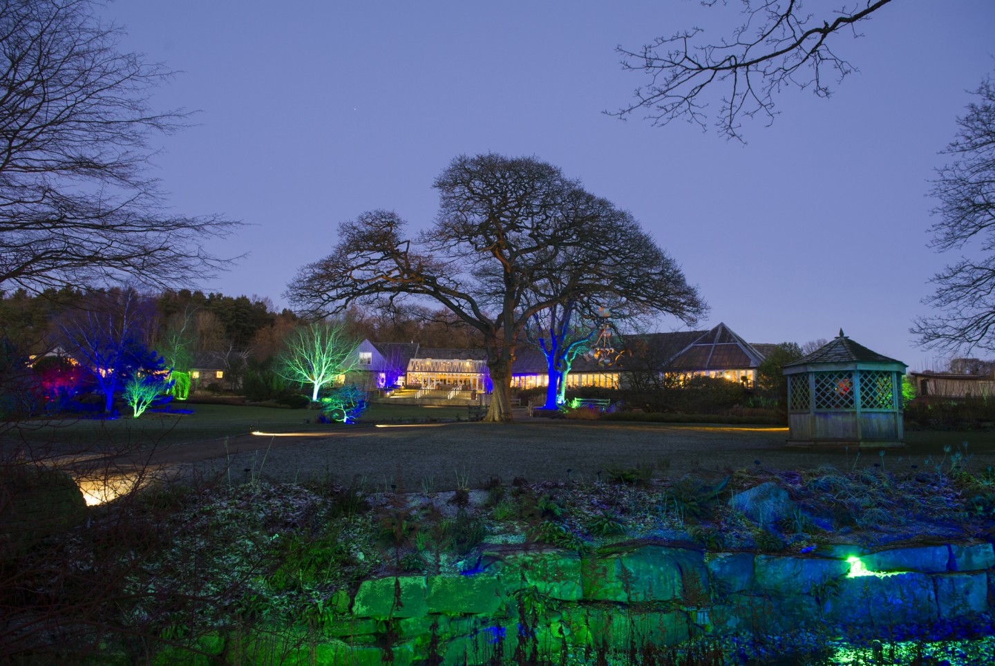 RHS Garden Harlow Carr, Harrogate, North Yorkshire - Glow Illuminations © RHS, sirastudio