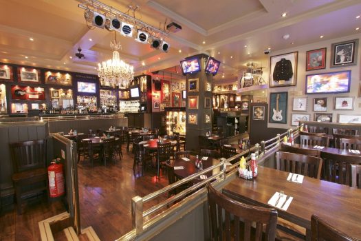 Music tour Hard rock upstairs ©HardcafeLondon