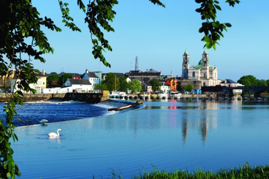 Ireland Cruise - River Shannon in Athlone town