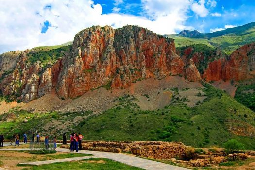 Rocks of Noravank , Group tour to Armenia