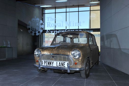 A minted mini at the Royal Mint Experience ©The Royal Mint Experience