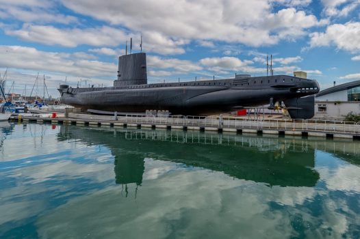 Royal Navy Submarine Museum, Gosport, Hampshire - Second World War-era submarine HMS Alliance