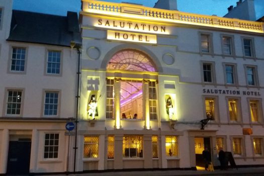 Salutation Hotel, Perth, Scotland (Strathmore Hotels) - Night Exterior (NCN)