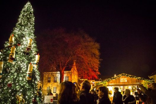 Three countries christmas markets Santas Village tree Valkenburg-ncn