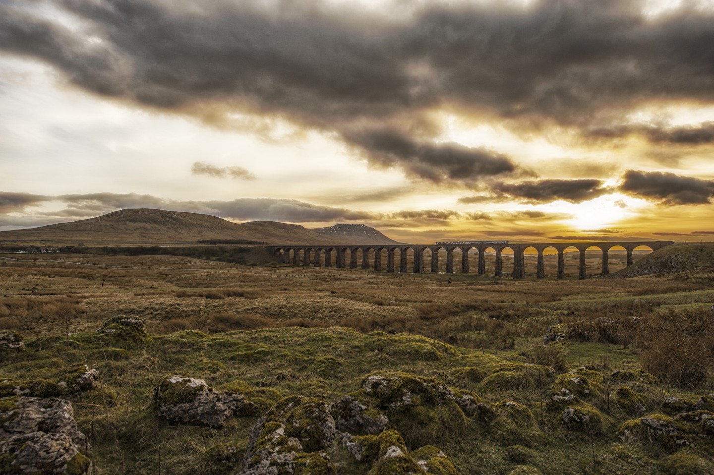 Settle to Carlisle Railway, Yorkshire - Viaduct and countryside © Colin Barker