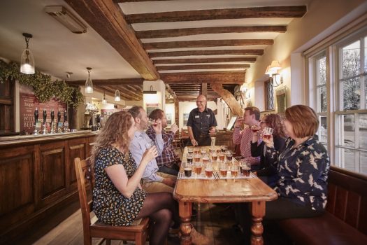 Shepherd Neame Brewery, Faversham, Kent - Visitor Centre - tasting