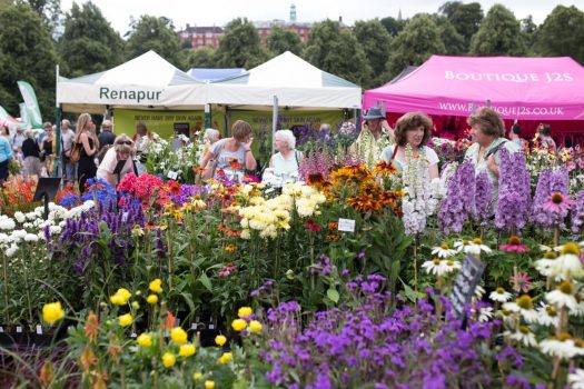 Visitors at the Shrewsbury Flower show