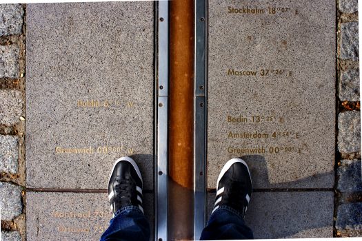Standing-on-the-Meridian-Line-Greenwich-VG002-©National-Maritime-Museum