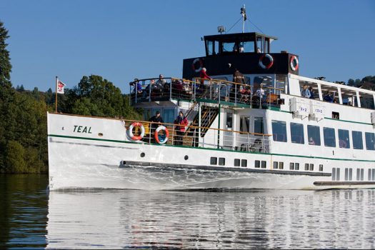 The Lady Teal cruise boat on Lake Windermere