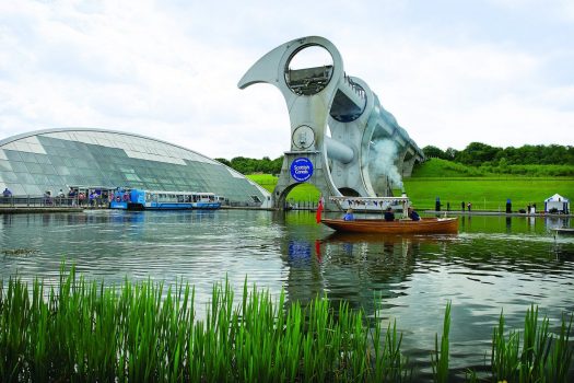 The Falkirk Wheel basin