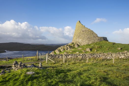 The Iron Age Settlement Dun Carloway Broch, Isle of Lewis, Scotland © VisitScotland, Kenny Lam