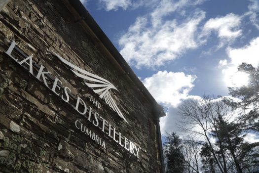 The Lakes Distillery, Lake District, Cumbria - Distillery sign outside