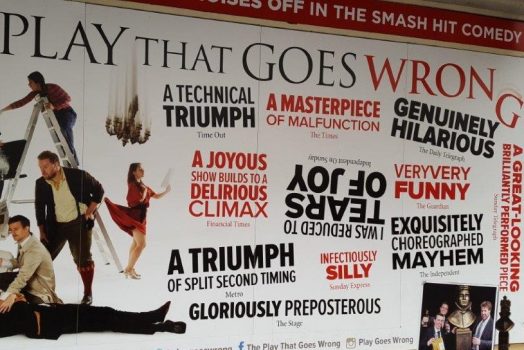 The Play That Goes Wrong at the Duchess Theatre London