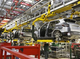 The Range Rover Evoque Manufacturing Plant, Halewood